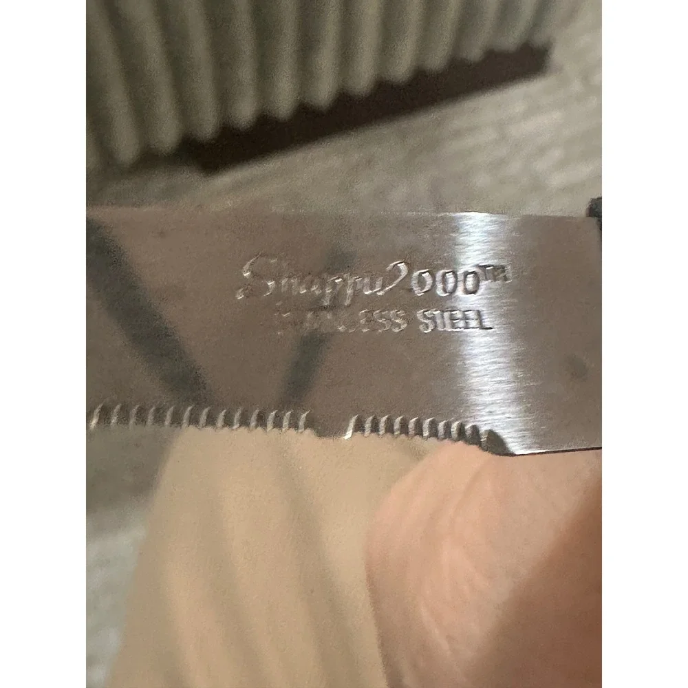 Sharpu 2000 Serrated Utility Knife and 3 Blue‎ Paring Knives Stainless Steel Set